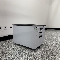 3-Drawer Mobile File Cabinet image 0